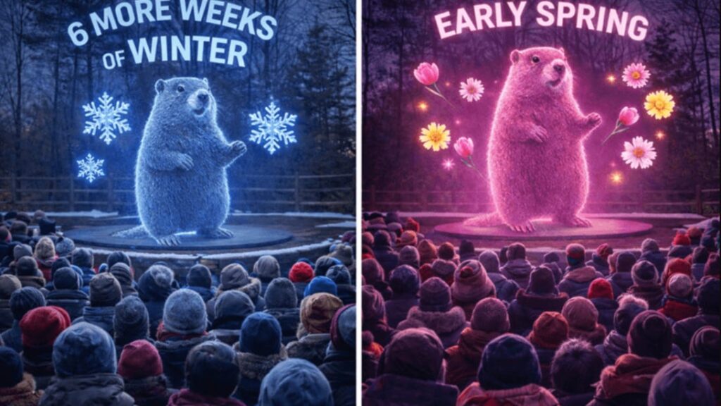 peta proposes groundhog hologram for future groundhog days