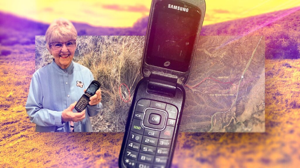a mystery phone, found in the desert, slowly reveals its secrets